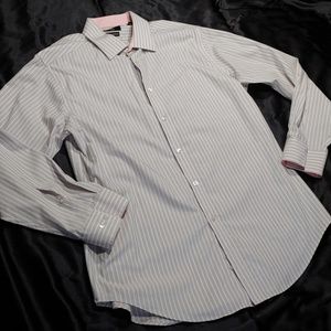 Calvin Klein Mens Long Sleeve Button Down Shirt